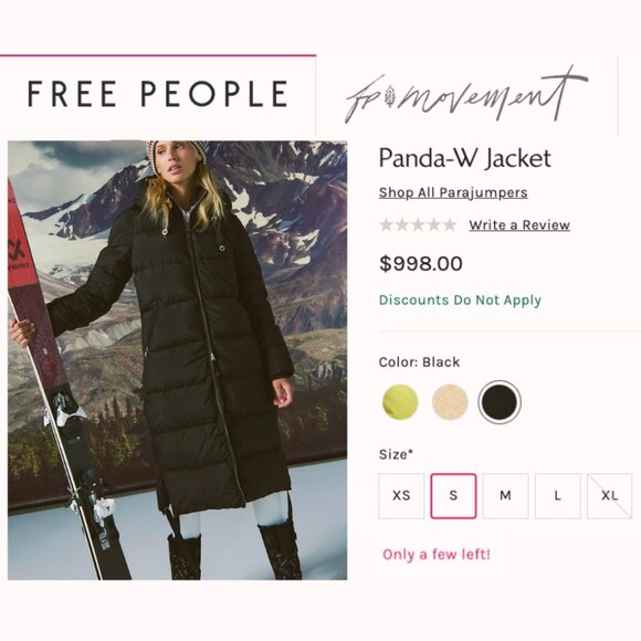 Parajumpers Panda Down Jacket - Women's - Black - Small NWT - Picture 8 of 14